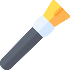 makeup brushes illustration on a white background    