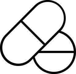 medicine illustration on a white background     