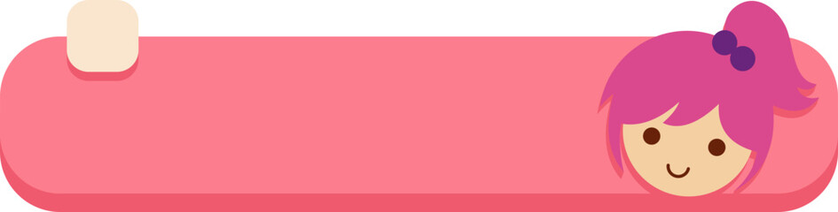 Cute Student Label Name Tag