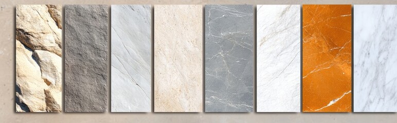 Fototapeta premium Elegant light gray marble texture with veins modern interior high resolution contemporary setting