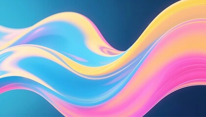 Fototapeta premium Vibrant Fluid Gradient Background