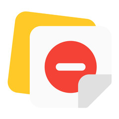 Simple icon representing prohibition or restriction, suitable for signage, UI, or safety applications.