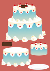 Cake 케이크 아이콘