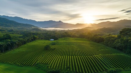 Global reforestation powered illustration by green tech