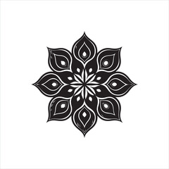 Tribal Floral Mandala Design