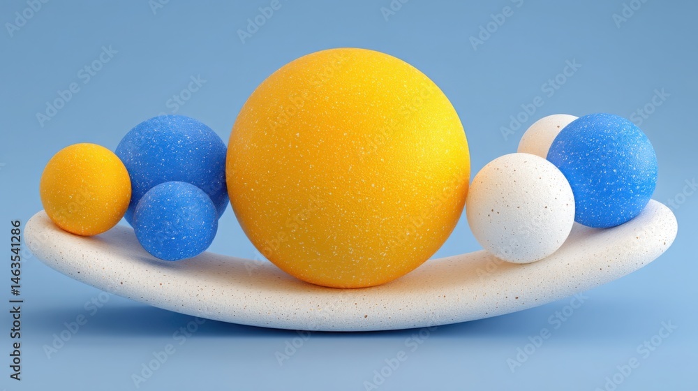 Poster three eggs representing financial growth and value in a profit modeling studio icon concept simulati