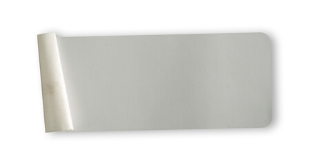 glued label sticker isolated element