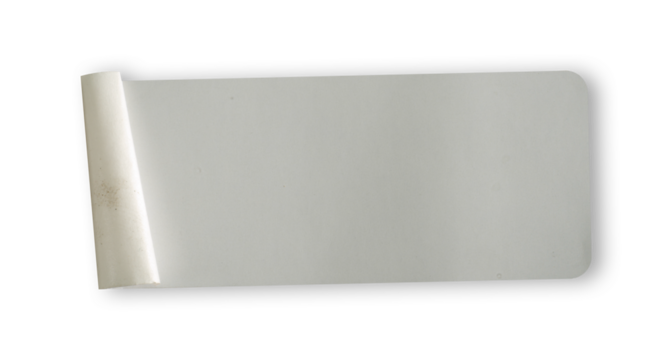 glued label sticker isolated element