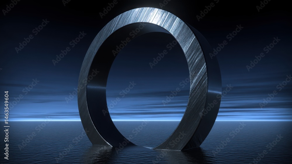 Poster subtle silent indicator icon concept representing a discreet signal tool in financial analysis and m