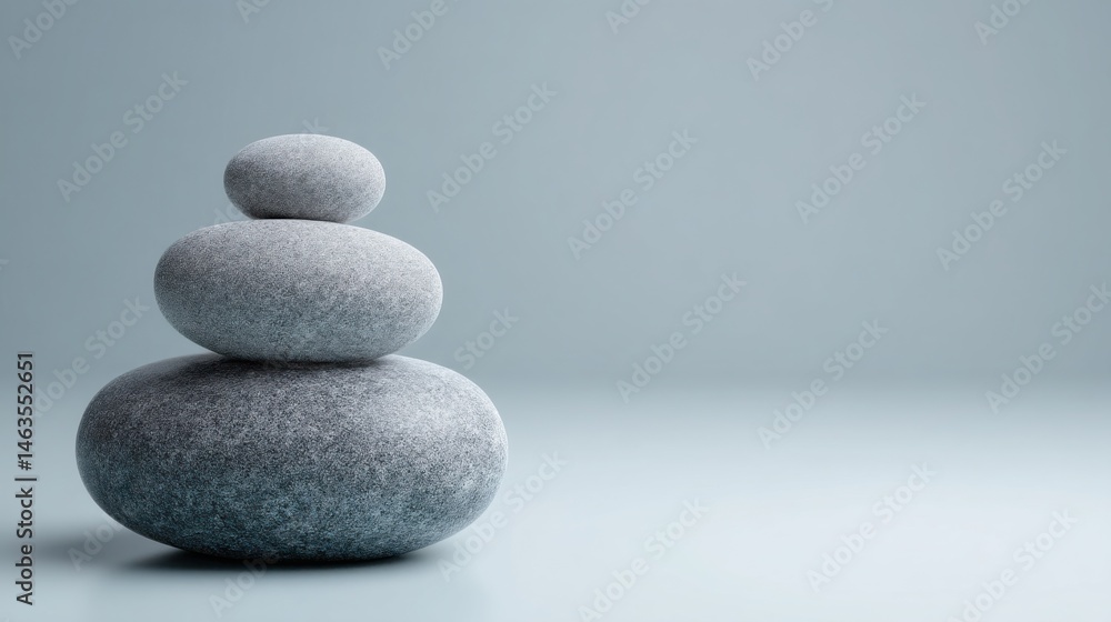 Poster soft power wealth icon concept focusing on influence through calmness and serenity in a realistic vi