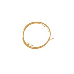 circle coffee stain