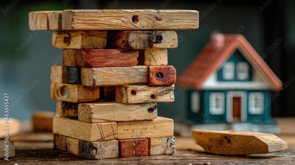 Poster visual representation of strategic quiet build concept demonstrating hidden accumulation of financia