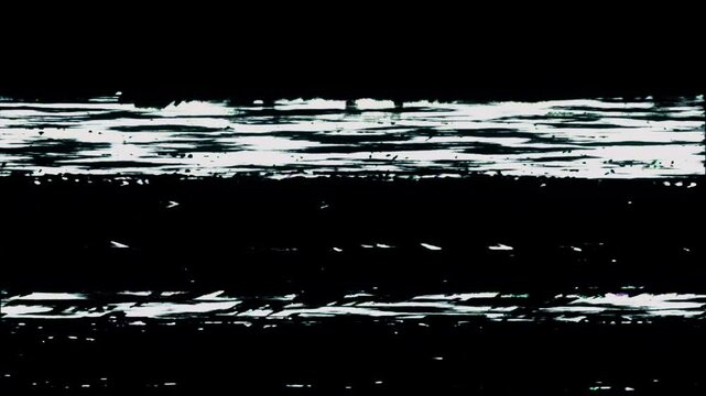 Bad VHS Analog Tracking Static Retro TV Pixel Damage Seamless 4K Video Background Overlay Effect Loop