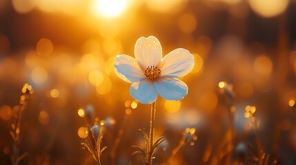 spring flowers in the sun