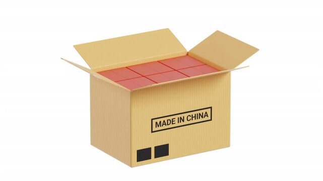 3D China Product Packaging Animation | Alpha Loop