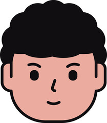 Minimalist Handrawn People Head Collection