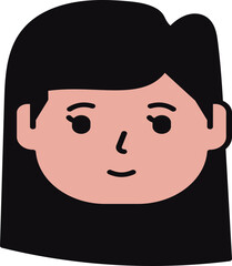 Minimalist Handrawn People Head Collection