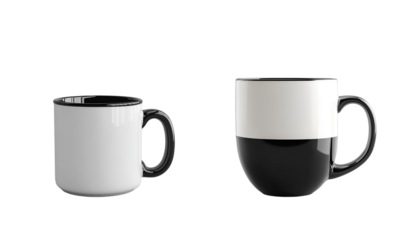 Ceramic cup isolated on transparent background