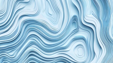 Obraz premium Abstract Blue Rippled Surface Design