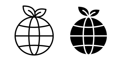 Environment icon sign symbol design.