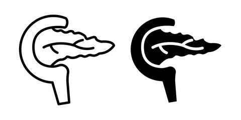 pancreas icon sign symbol design.