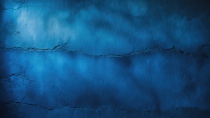 Abstract Pattern and Texture on Blue Background Wall with Concrete Gradient and Vintage Light Design