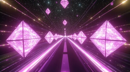 Cosmic Pink Diamond Tunnel