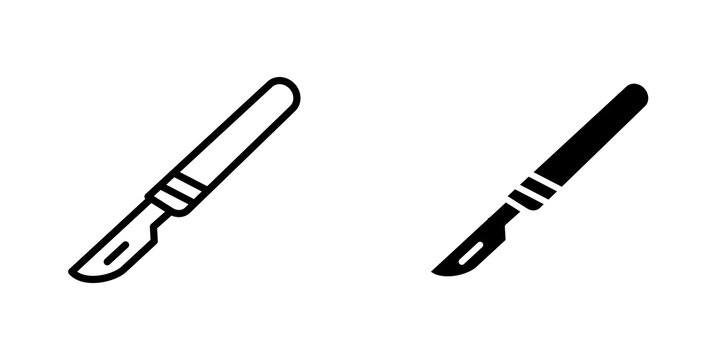 Scalpel icon sign symbol design.