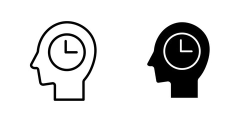 Patience icon sign symbol design.