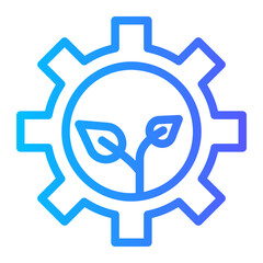 ecology and environment gradient icon