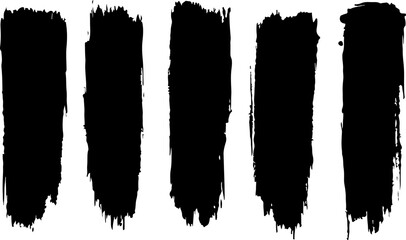 Grunge Brush Stroke vector bundle art