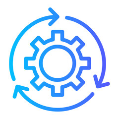 setting gradient icon