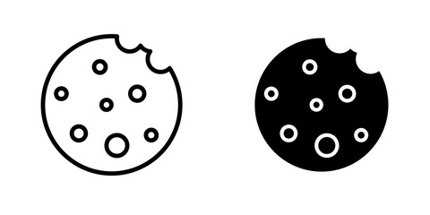 Cookie icon sign symbol design.
