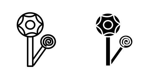 Lollypop icon sign symbol design.
