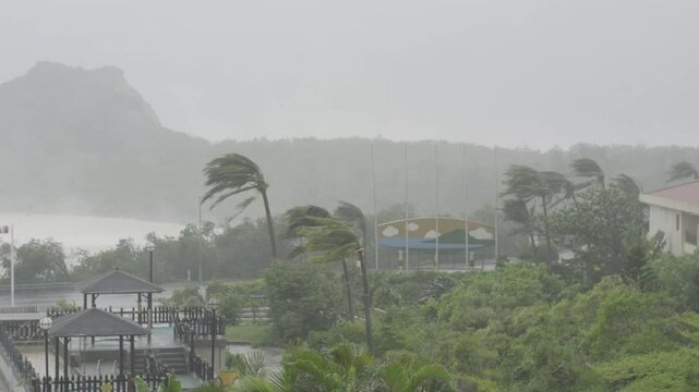 Major Hurricane Eyewall Chaotic Wind And Sheets Of Rain - Koinu