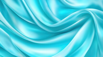 Obraz premium Light Blue Silk Fabric Drape