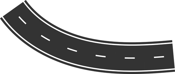 Street and road elements for city map, highway, traffic