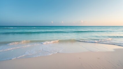 Tropical sea alongside a beach