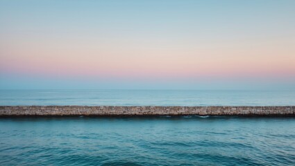 Obraz premium Historic Fortress Located at the Shore of the Adriatic Sea in Old Town on a Sunny Spring Afternoon