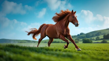 Obraz premium Speeding Horse