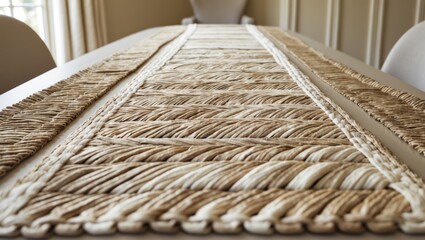 Woven High Resolution Table Runner and Placemat