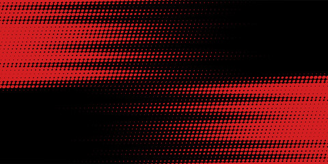 Halftone dots red and blue color pattern gradient grunge texture background. Dot pop art comic sport style vector illustration. modern background