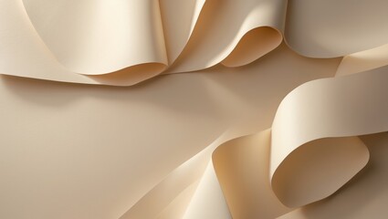 Neutral toned satin-textured paper surface in beige cream, offering a sophisticated and modern look