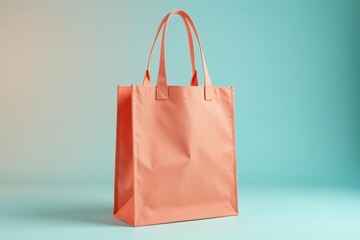 Close-up view of a reusable fabric shopping bag, white backdrop, fabric bag, canvas bag, accessories