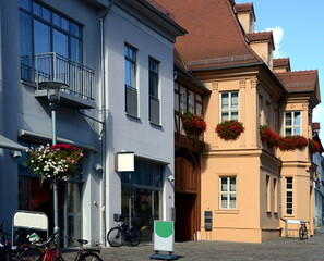 Historical Buildings in the Old Town of Köthen, Saxony - Anhalt