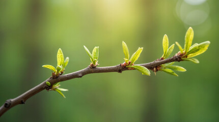 Apple tree in bloom