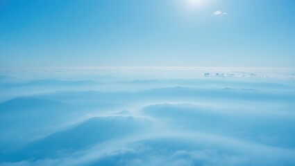 Obraz premium Gorgeous clear blue sky view