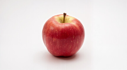 Red apple for health on white background