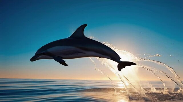 dolphin jumping out of the water