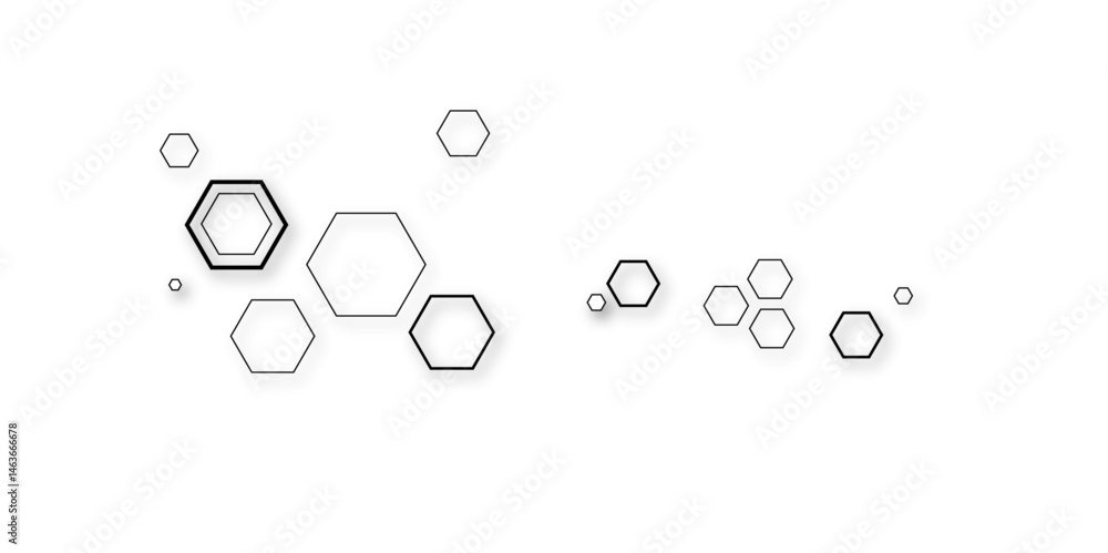 Poster abstract background with lines .background with hexagons . geometric seamless texture white abstract